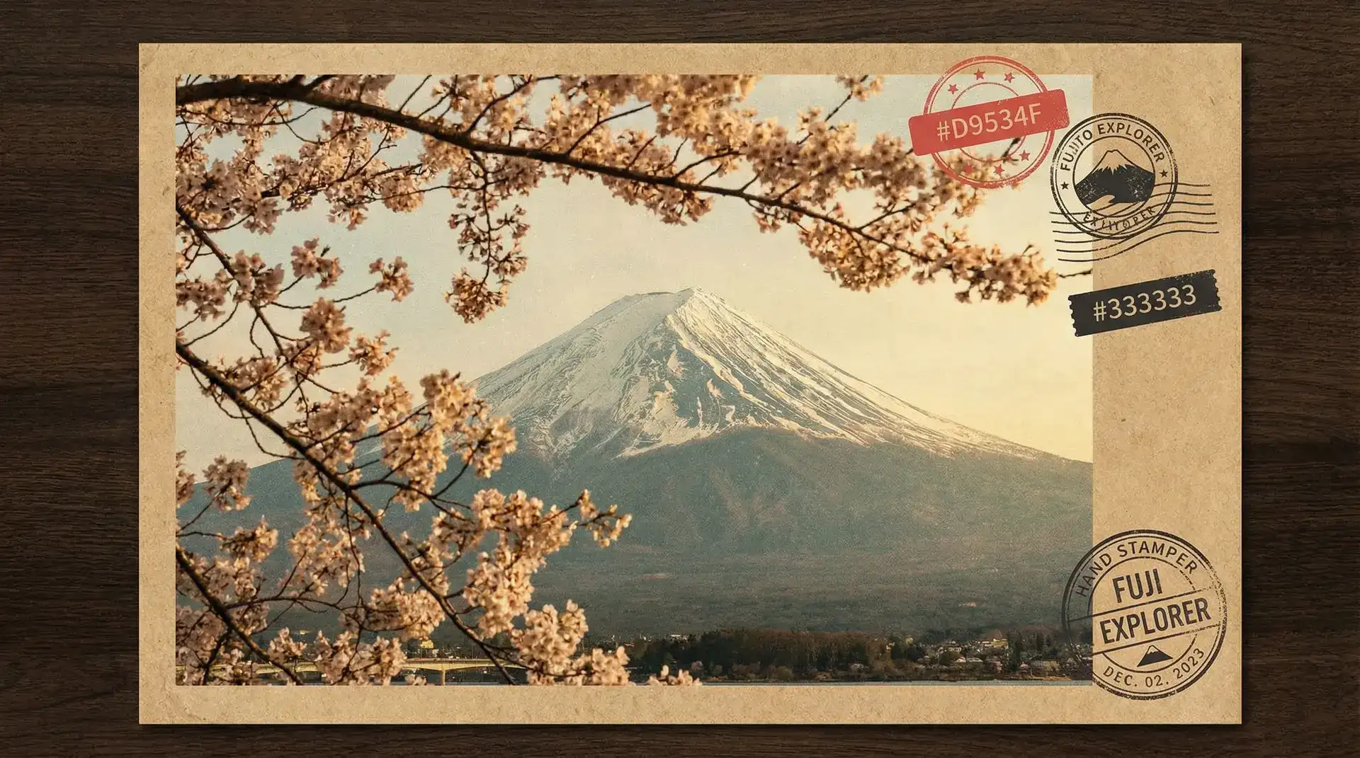 富士山樱花 - 捷克街头 日本目的地